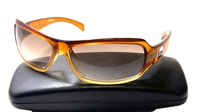 SMITH OPTICS METHOD Brown Plastic Rectangular Wrap Sunglasses