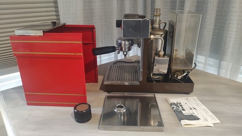Vintage Olympia Coffex Maximatic Espresso Machine - Red Exterior - Tested! - Picture 17 of 19