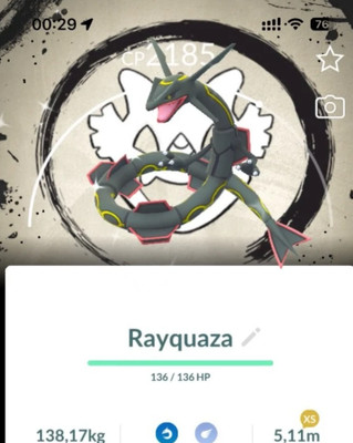 Shiny Rayquaza | Go Fest Hintergrund | Pokémon GO