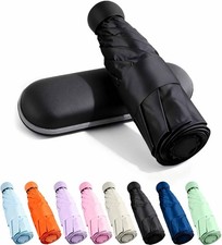 Travel Essentials Mini/Compact Umbrella Purse Small Lightweight UV Sun