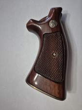 Vintage Smith Wesson Kl-frame Square Butt Checkered Custom Target Grips