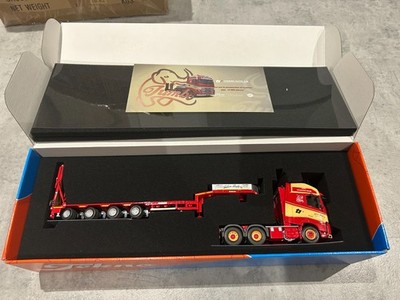 Tekno 1:50 Torben Rafn Volvo 6x4 + 4 achs trailer + rampen