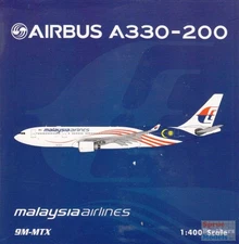 PHX1794 1:400 Phoenix Model Malaysia Airlines Airbus A330-200 'Negaraku'  Reg