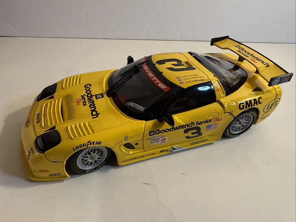 Corvette C5R 2001 Dale Earnhardt #3 GM Goodwrench 1/18 acción versión original Foto 2 de 4