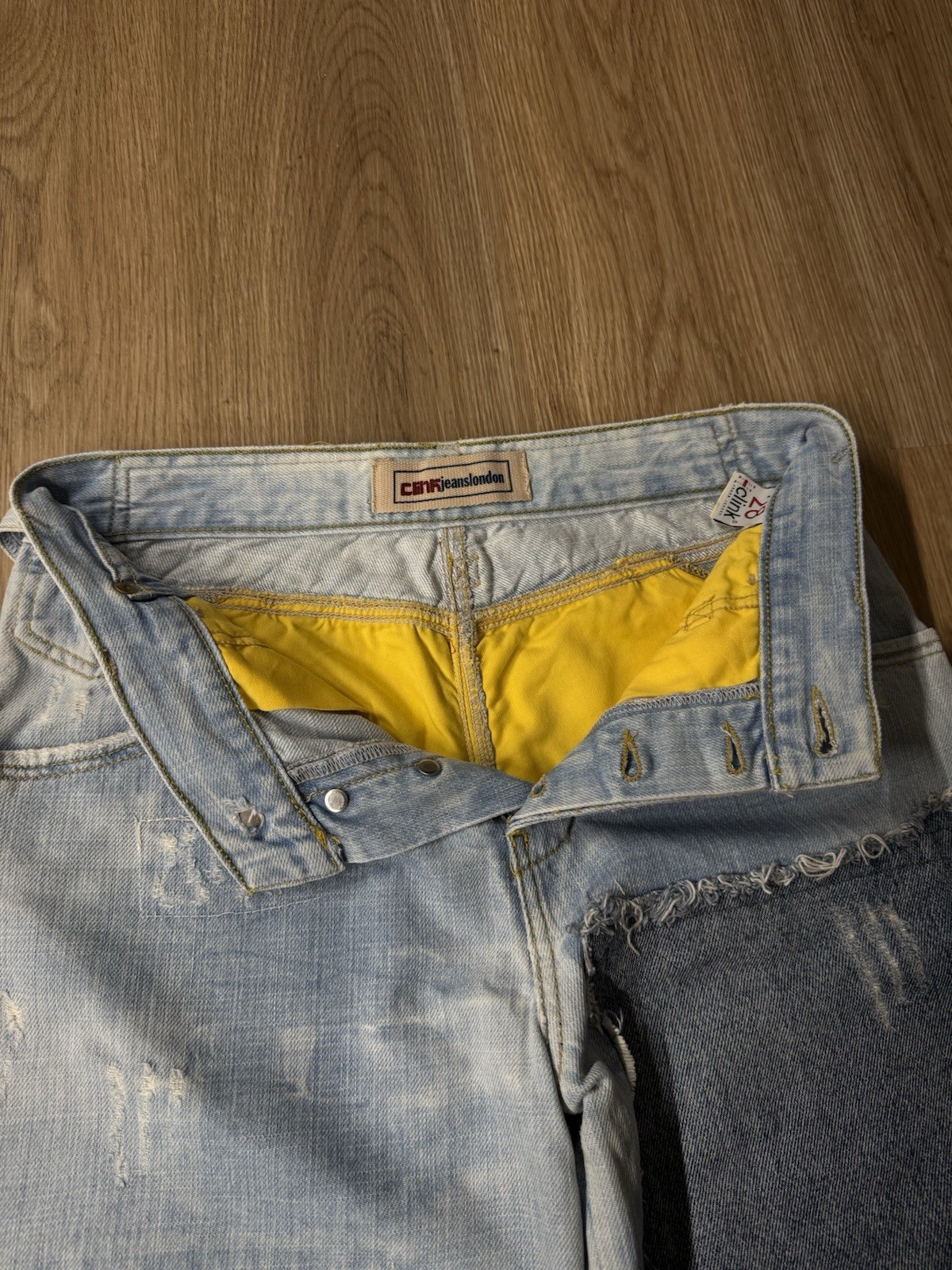 Archive Patchwork Jeans W28 L34 Reconstructed Des… - image 12