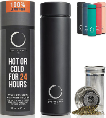 Thermos with Infuser for Hot and Cold Infusions, Coffee and Fruit-Infused Water
