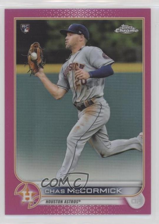 2022 Topps Chrome Magenta Refractor 12/399 Chas McCormick #43 n0c