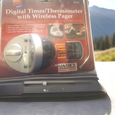 Redi Chek Remote Digital Meat Thermometer/Timer with Pager