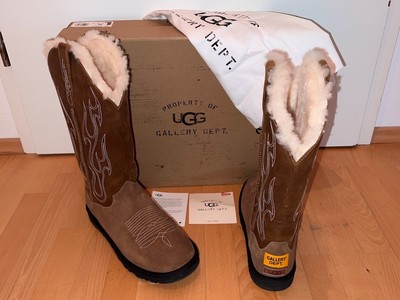 UGG Australia X Gallery Dept Stiched Boot Cowboy Lammfell Stiefel 43 10 9 NEU