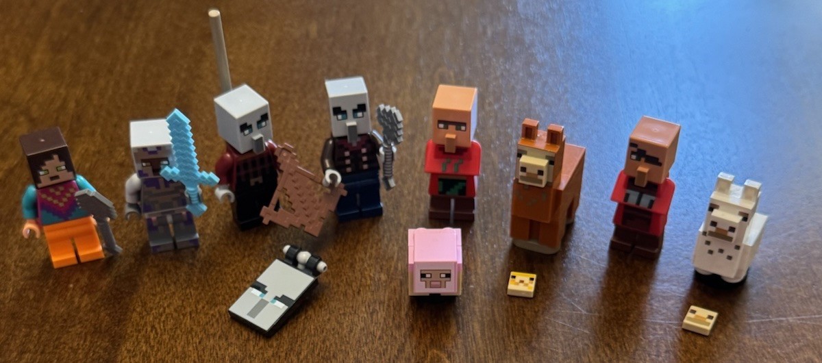 Lego Minecraft Llama Village 21188 Complete Set Figures Minifigs Mini Figurines