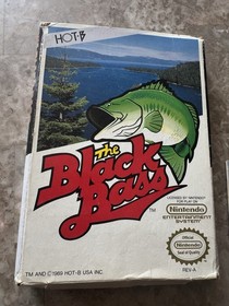 The Black Bass - Nintendo Entertainment System - Box  Game Cartridge Manual NES