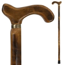 Vive Wooden Walking Stick Cane - for Men, Women, Seniors - 36 Inch Single...