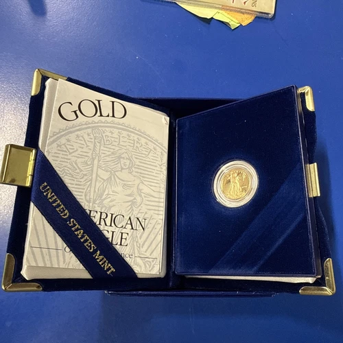 1999-W 1/10 Oz Gold American Eagle Proof Coin w/ Case and COA