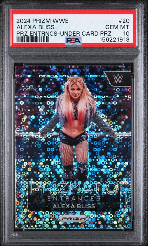 2024 PANINI PRIZM WWE PRIZMATIC ENTRANCES UNDER CARD PRIZM ALEXA BLISS PSA 10