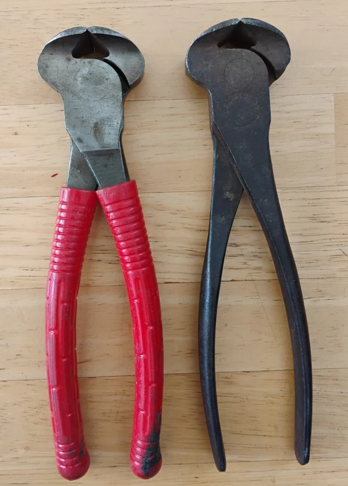 Lote De Colección 2 Alicates de Corte Kraeuter y Media Luna Usados Foto 2 de 4