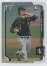 2015 Bowman Draft Chrome Refractor Zack Erwin #24 4t6