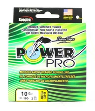 Power Pro Braided Spectra Line 10lb by 150yds Yellow (2488)