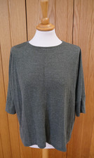 Mango Basics Top Medium Green Short sleeves Round Neck