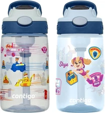 Contigo Paw Patrol Kids 14oz Plastic Water Bottles Aubrey Design