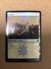 Plains Basic Land Foil Magic The Gathering TCG Marvel's Spider-Man 194