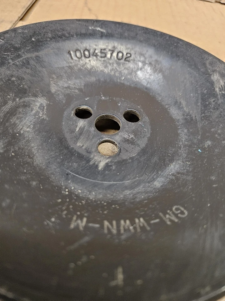 Polea bomba smog motor acero negro 10045702 para GMC K1500/K2500/K3500 1990-1993 Foto 3 de 4