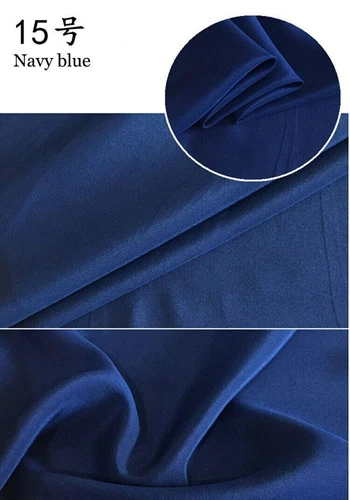 1 Yard Qualität Naturseide CDC Stoff für Kleid 100 Reine Seide Crepe De Chine - Bild 34 von 43