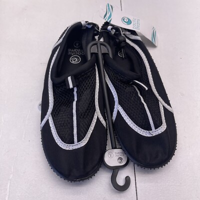 Pacific Dreams Black & White Unisex Adults Water Shoes Size 8