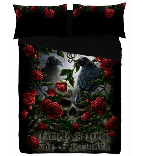 Anne Stokes Gothic Fantasy Quilt Doona Duvet Cover Set SINGLE DOUBLE QUEEN KING - Picture 39 of 55