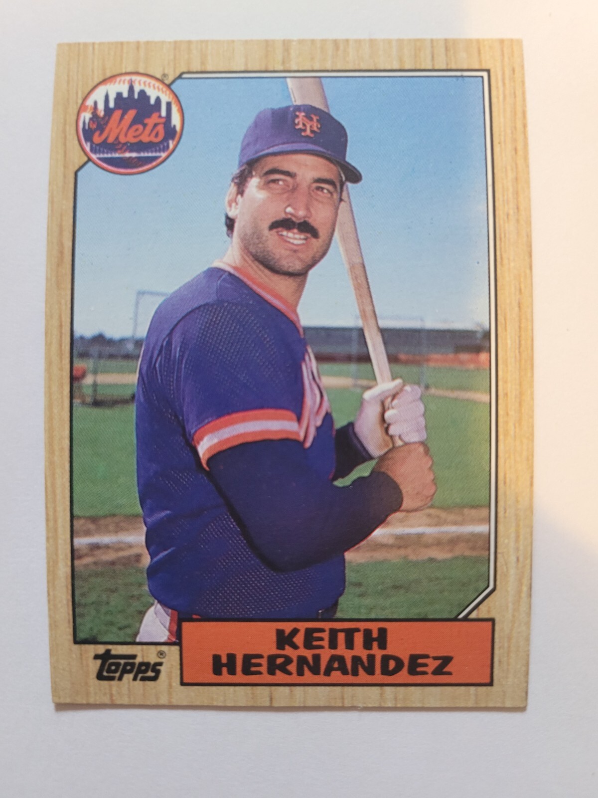 Keith Hernandez #350 Baseball Cards 1987 Topps trading card — raw and PSA graded price guide