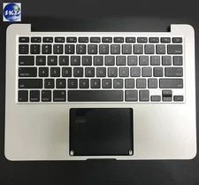 NEW Silver Palmrest Upper Case  Keyboard - MacBook Pro A1502 13.3" 2015