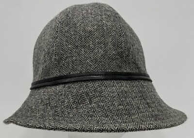 Coach Tweed Bucket Hat Vintage Womens Size Petite Small Gray  display picture 1