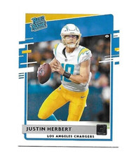 2020 Panini Donruss Rated Rookie * JUSTIN HERBERT * Card #303 Rookie RC GRADABLE