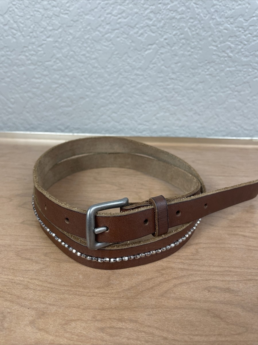American Eagle Outfitters Skinny Brown Leather Belt with  display picture 3