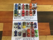 25 Car Lot Of Matchbox Maisto Hot Wheels And Other Off Brands Good Condition.