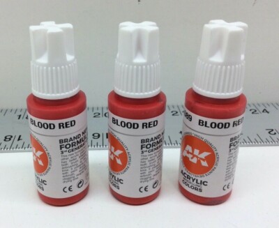 3 - AK Interactive AK11089 3rd Gen Acrylic Blood Red 17ml