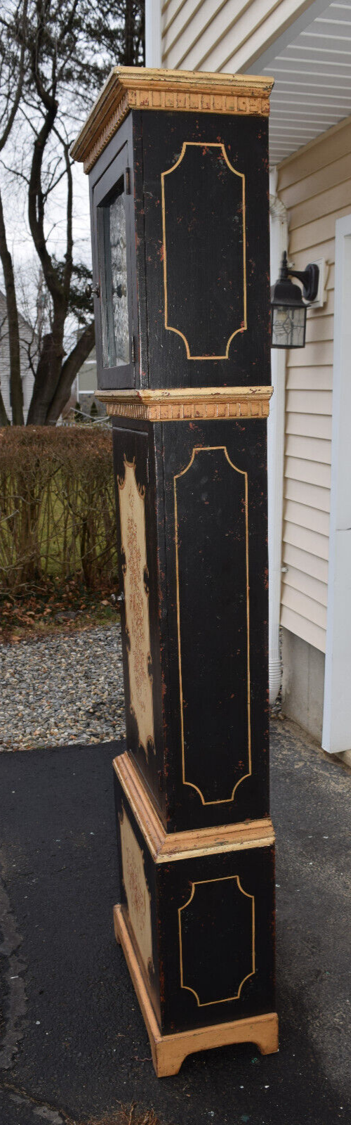 Rare Eddy West Furniture Wooden Grandfather Clock French Countryside Farmhouse eBay