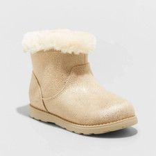 Todler Girls' Emani Zipper Slip-On Winter Boots - Cat  Jack Size 5 B-372 