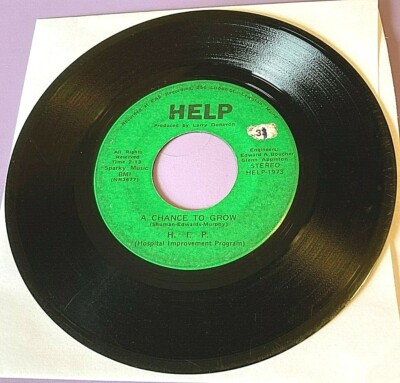 H.I.P. - A Chance to Grow/same 45 HELP private press Maine soft rock HEAR