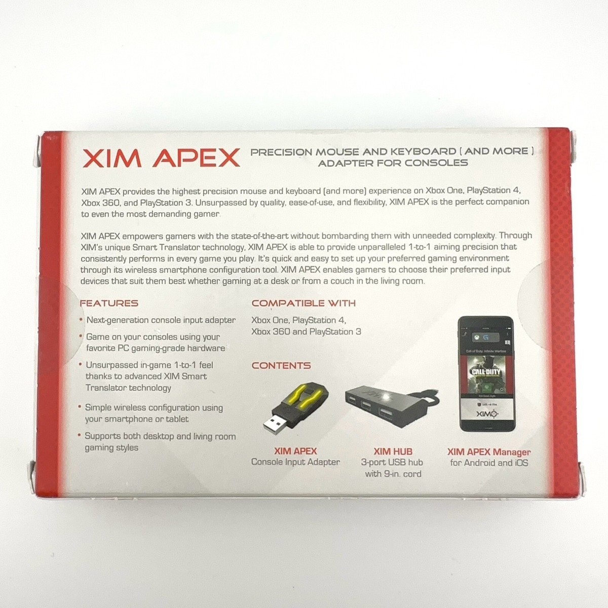 NEW XIM APEX PS4 Mouse & Keyboard Adapter Converter For Xbox One