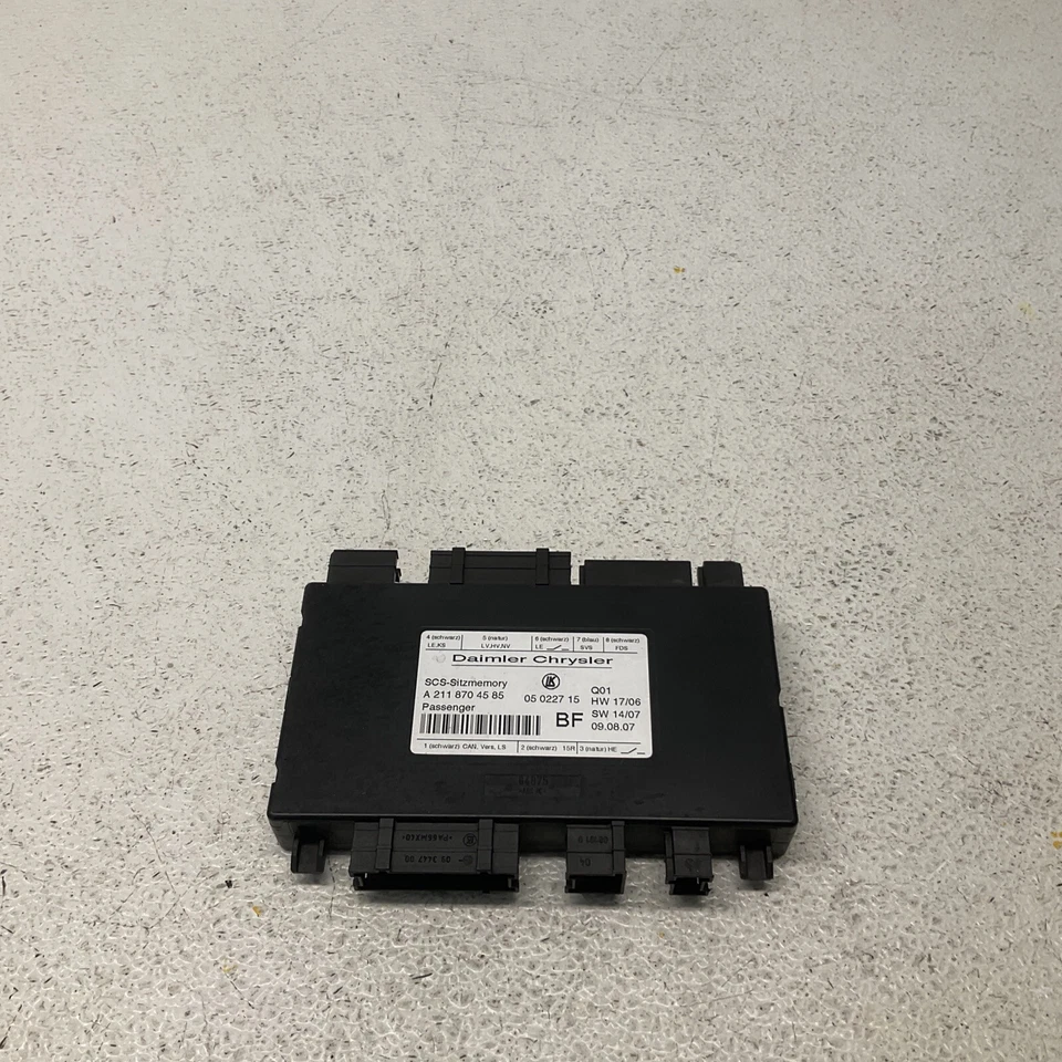 Модуль управления передним правым сиденьем 2003-2011 Mercedes R171 SLK350 E320 ML500 ML350 - Изображение 3 из 4