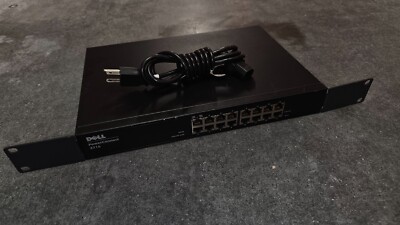 Dell Power Connect 2716 D5828 16-Port Gigabit Ethernet Switch Rack Mount