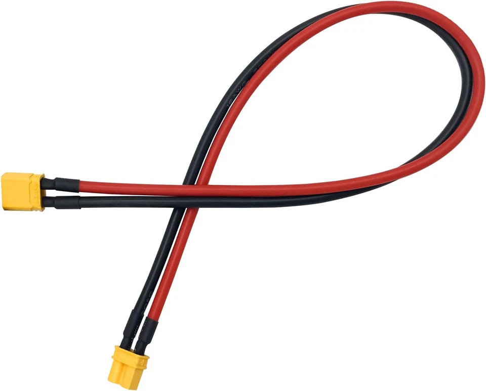 Cable de extensión de enchufe Amass XT30 U-F/M macho a hembra 2 piezas cable de silicona 16A Foto 3 de 4