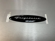 Frigidaire Refrigerator Badge Nameplate PN 240415204 Black, OEM, brand new