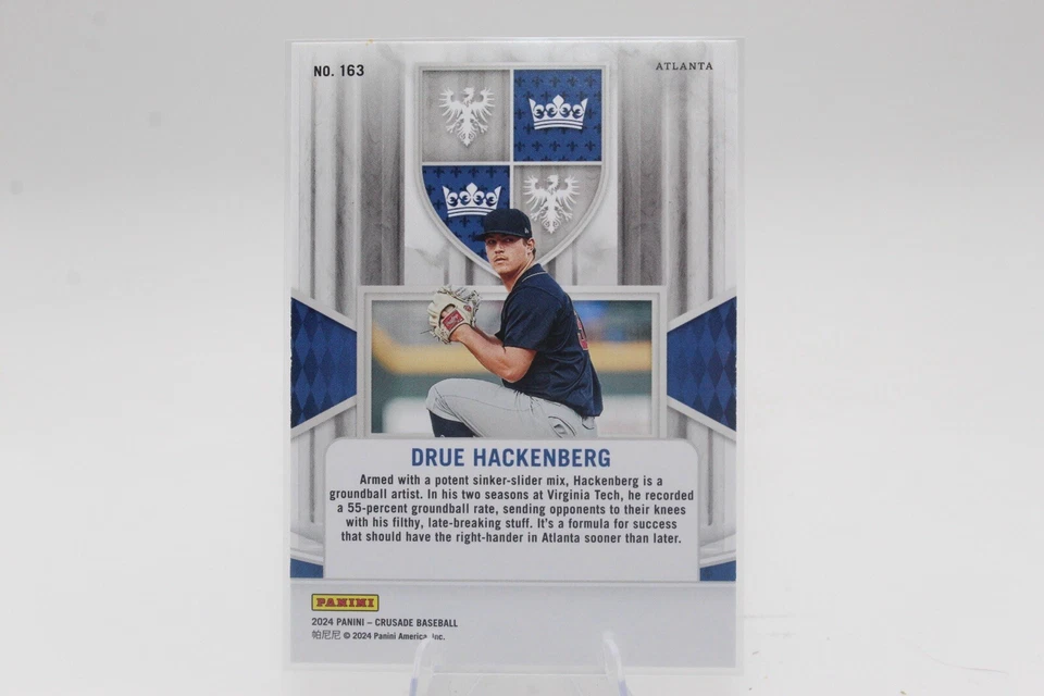 2024 Panini Crusade - #163 Drue Hackenberg (RC) - Image 2 of 2