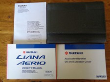 Suzuki Liana/Aerio Owners Handbook/Manual and Wallet 05-08