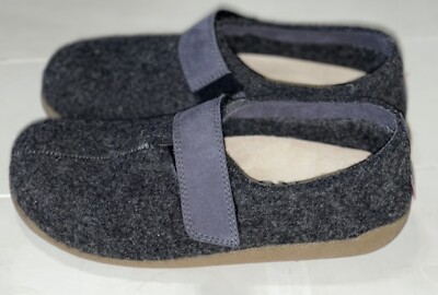 Sanita Slate Boiled Wool Strap Varde Comfort Casual Unisex  display picture 1