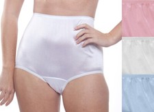  6-PAIR ASST. COLORS, NYLON PANTIES, RUTHE'S FASHIONS SOFT NYLON FULL PANTIES