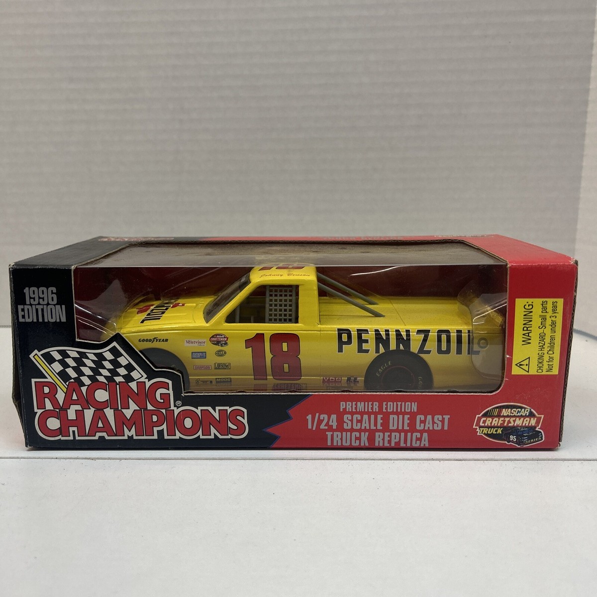 Racing Champions Craftsman Truck 18 Johnny Benson Pennzoil 1997