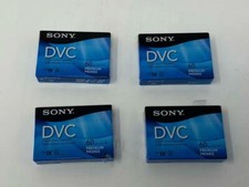 Sony DVC DVM60PRR Mini Video Tape 60 min LP: 90 Premium. Brand New Lot of 4 