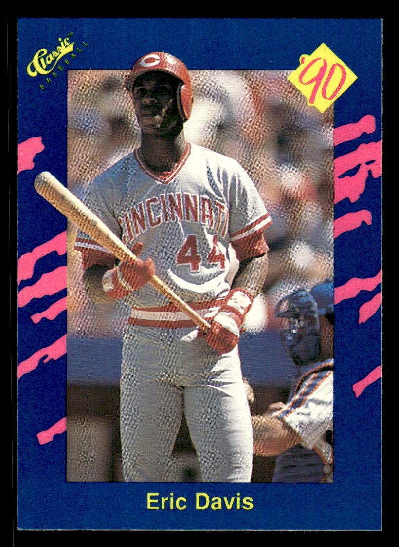 Eric Davis 1990 Classic Blue #11   Cincinnati Reds